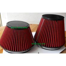 140mm Hauteur 6inch PU Red Auto Car Air Filter Pipe